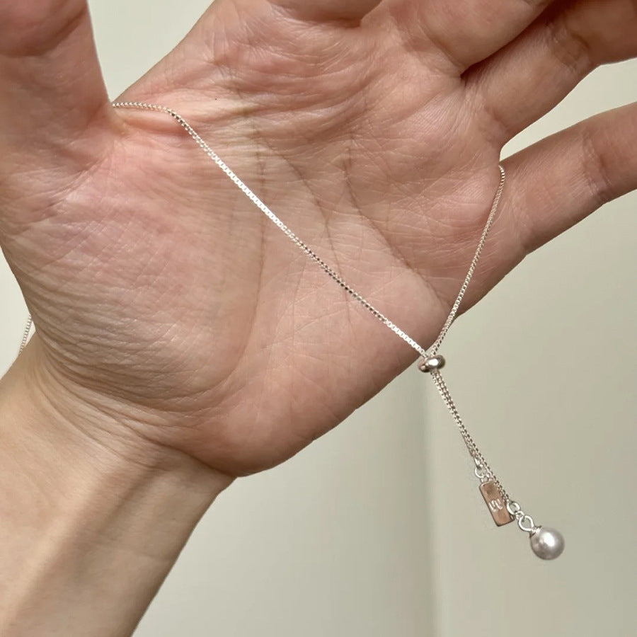Women's Pull For Simple Light Luxury Titanium Steel Necklaces