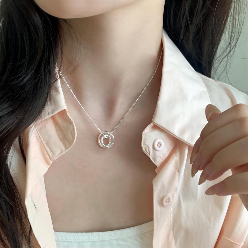 Does Not Fade Female Summer High Sense Minimalist Rhinestone Necklaces