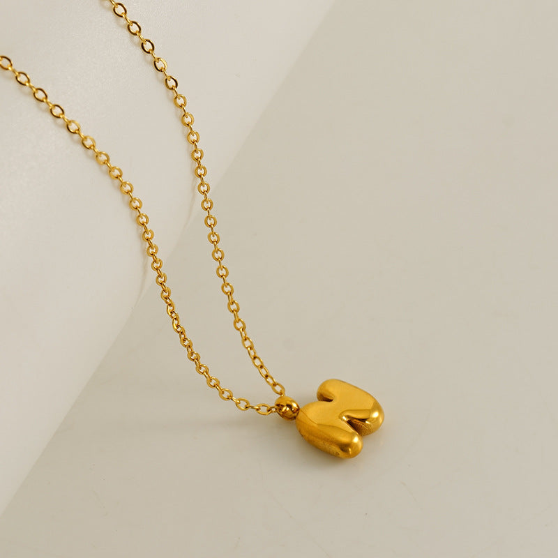 Fashion Simple Temperament English Letter Stainless Necklaces