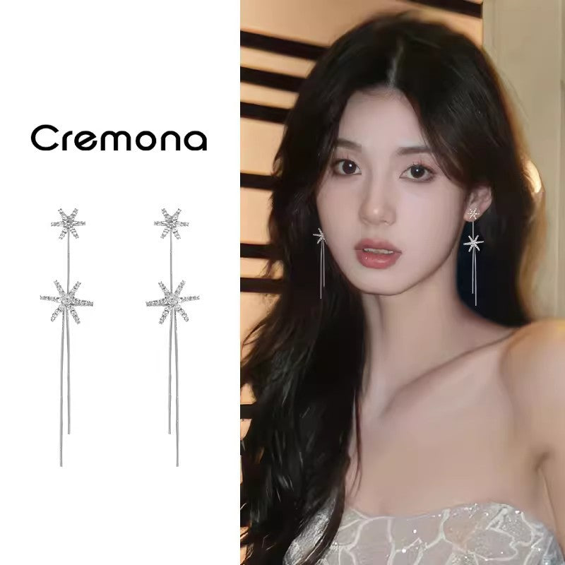 Women's High Sense Niche Temperament Retro Sier Earrings