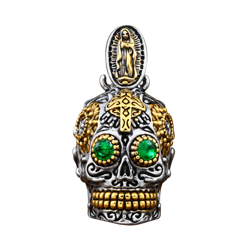 Men's Vintage Punk Style Ornament Titanium Steel Pendants