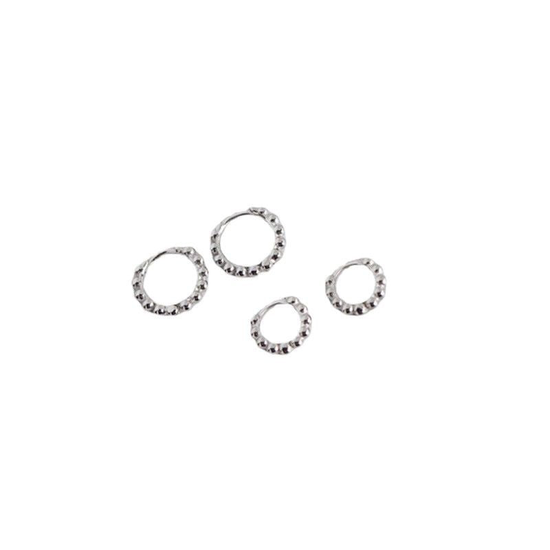 Women's Ear Clip Korean Simple Temperamental Frosty Style Fashion Stud Earrings