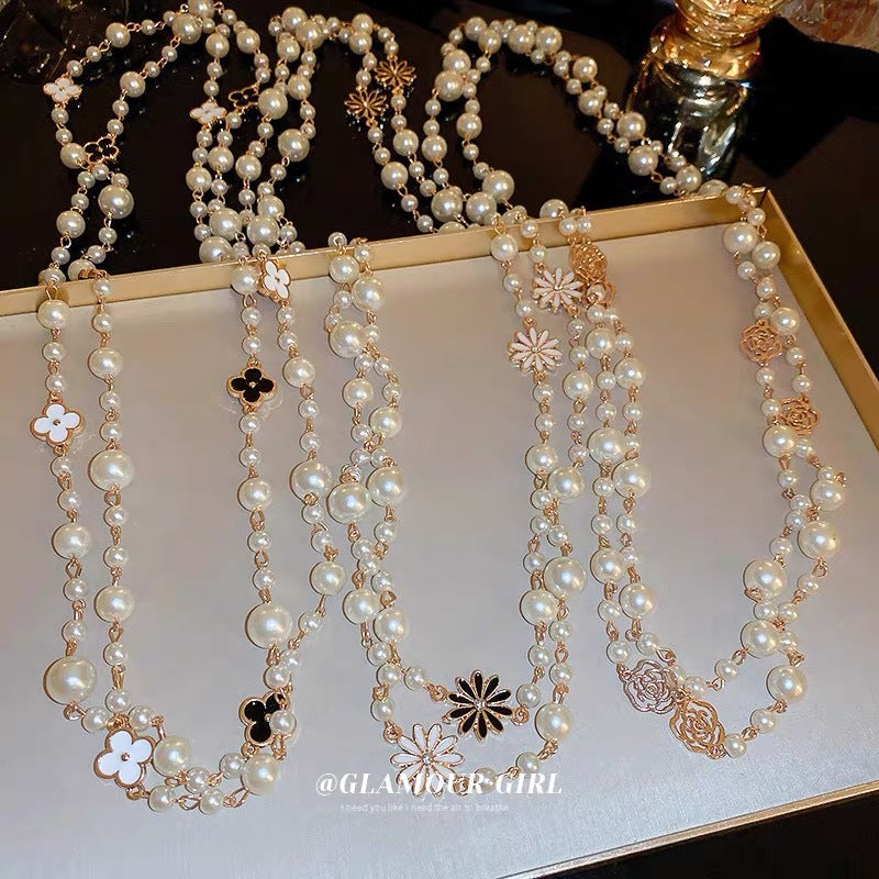 Long Light Luxury High-grade Sweater Chain Necklaces