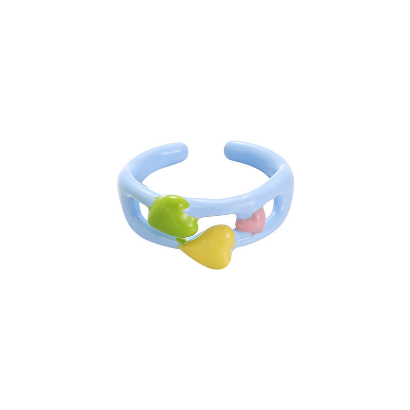 Female Affordable Luxury Style High-grade Drop Oil Rings