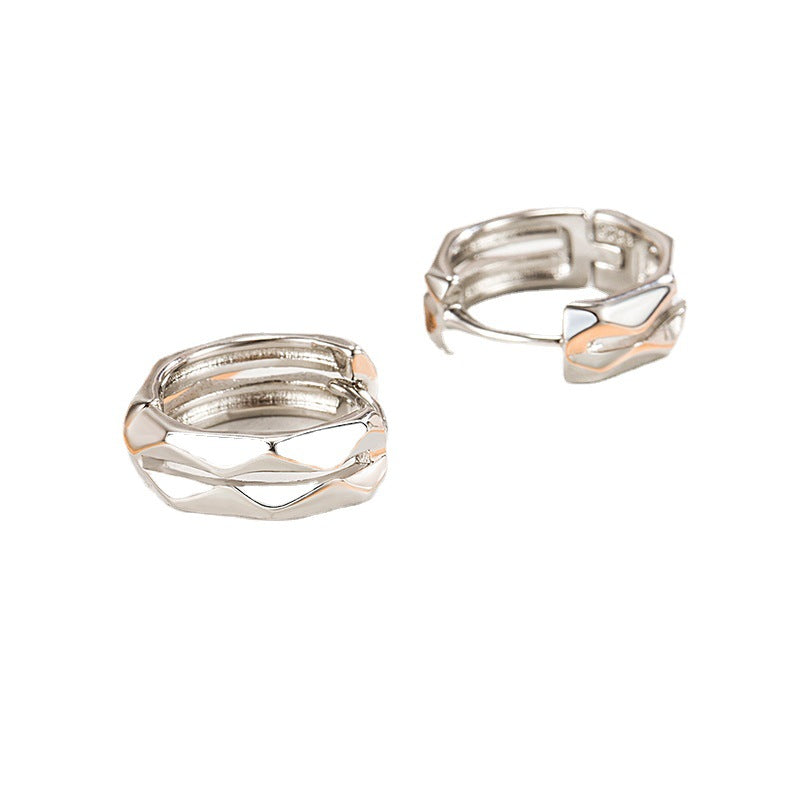 Women's Elegant Geometric Diamond Small High-grade Retro Earrings