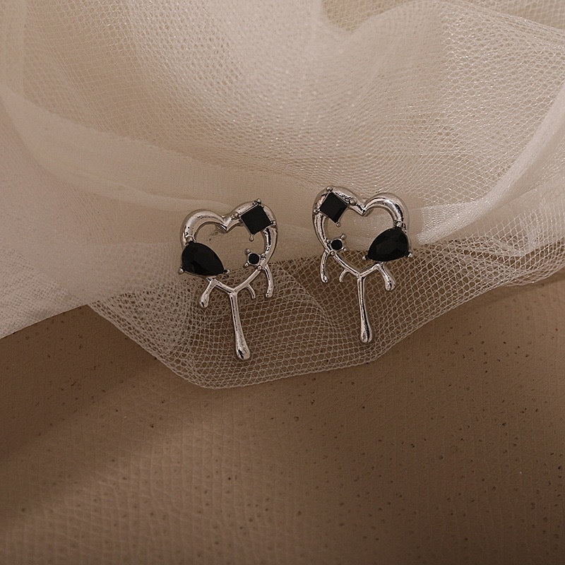Women's Sier Needle Korean Style French Temperamental Pearl Earrings