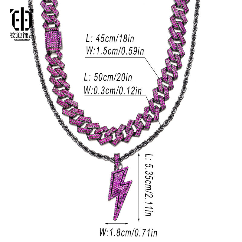 Panther Twin Dark Style High-grade Alloy Pendants