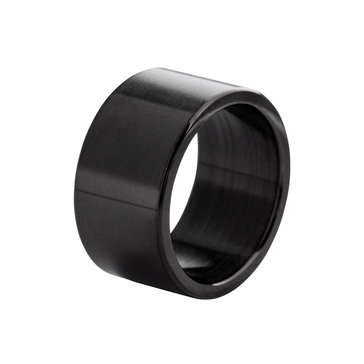 Men's Wide Sand Matte Titanium Steel Wedding Rings