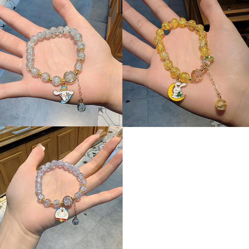 Crystal String Beads Hand Catenary Plate Play Clow Bracelets