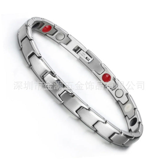 Classic Fashion Simple Gold Vacuum Plating Adjustable Stainless Bracelet