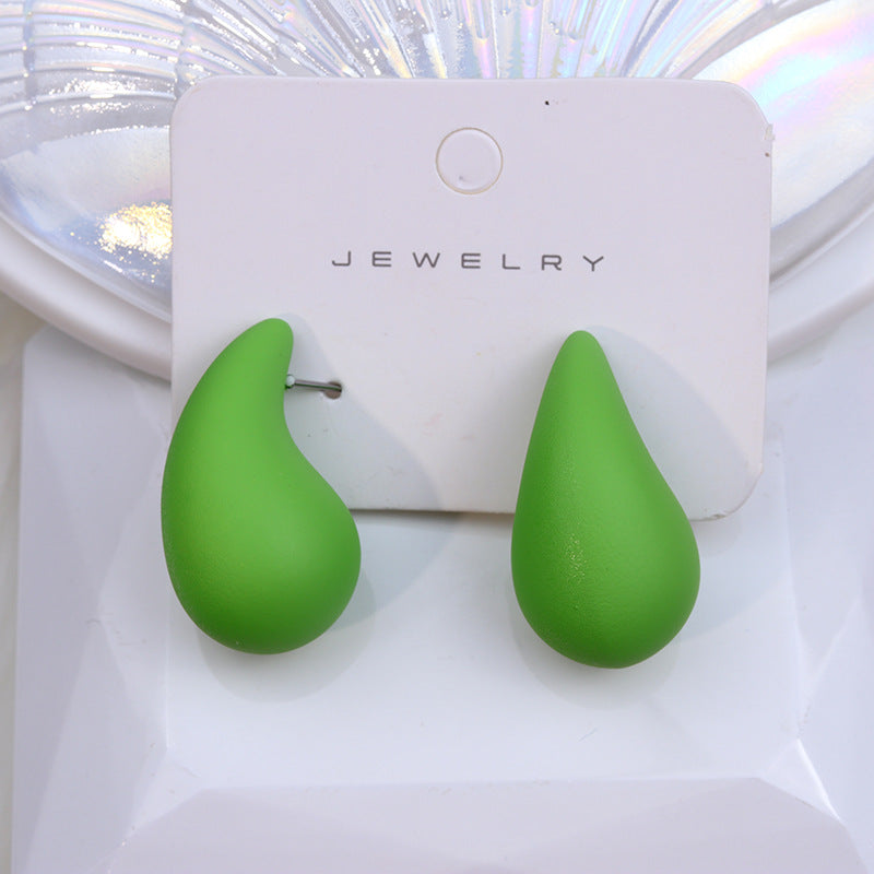 Women's Design Chubby Water Drop Ear Simple Earrings