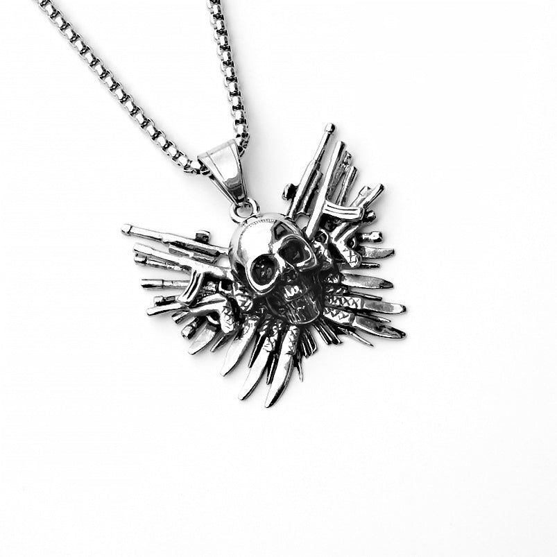 Popular Ornament Vintage Viking Boys Titanium Steel Necklaces