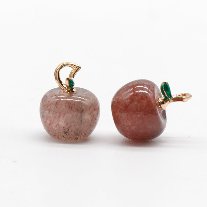 Stone Crystal Agate Amethyst Pink Little Pendants