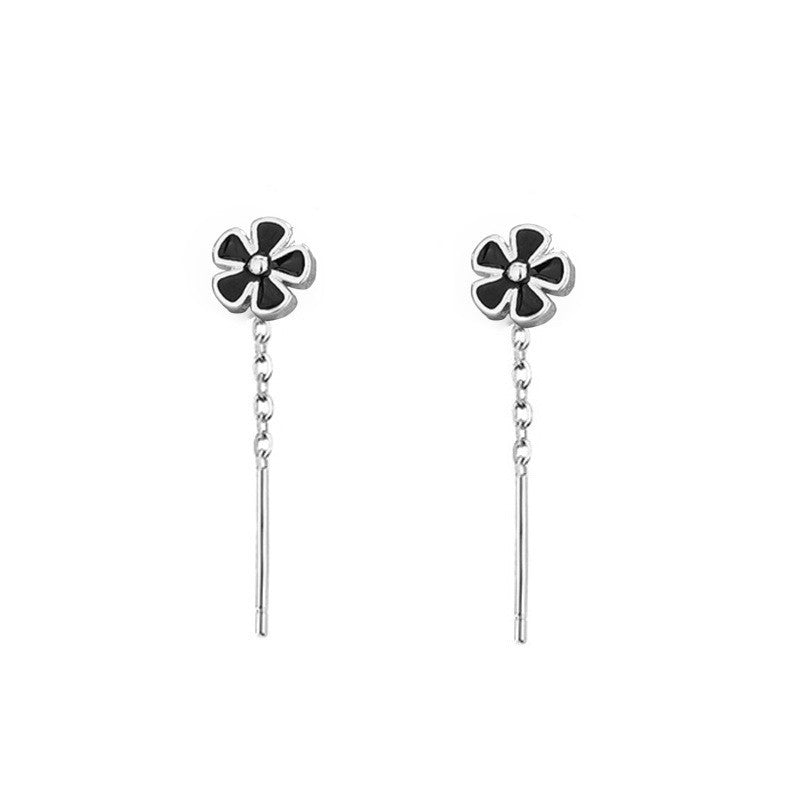 Women's Selection Fashion Long Small Flower Chain Classic Style Ear Line