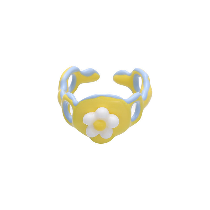 Female Affordable Luxury Style High-grade Drop Oil Rings