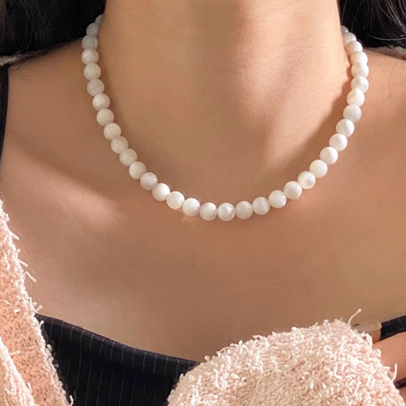 Luxury High-grade Horseshoe Shell Beaded Female Necklaces