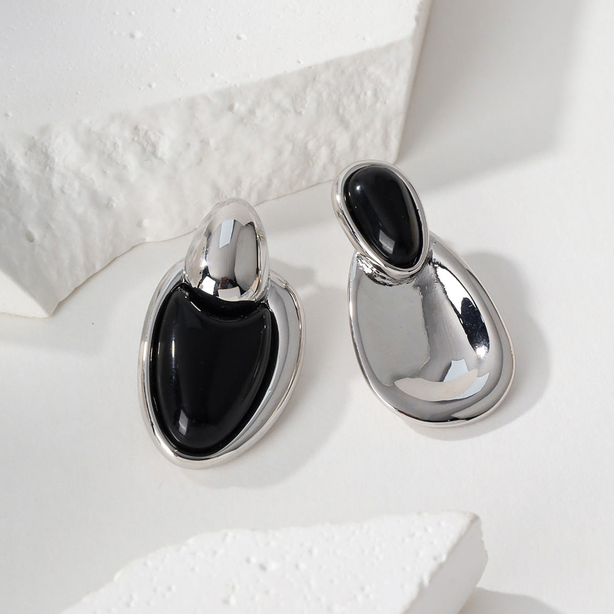 Stitching Black Onyx Design High-grade Adjustable Necklaces