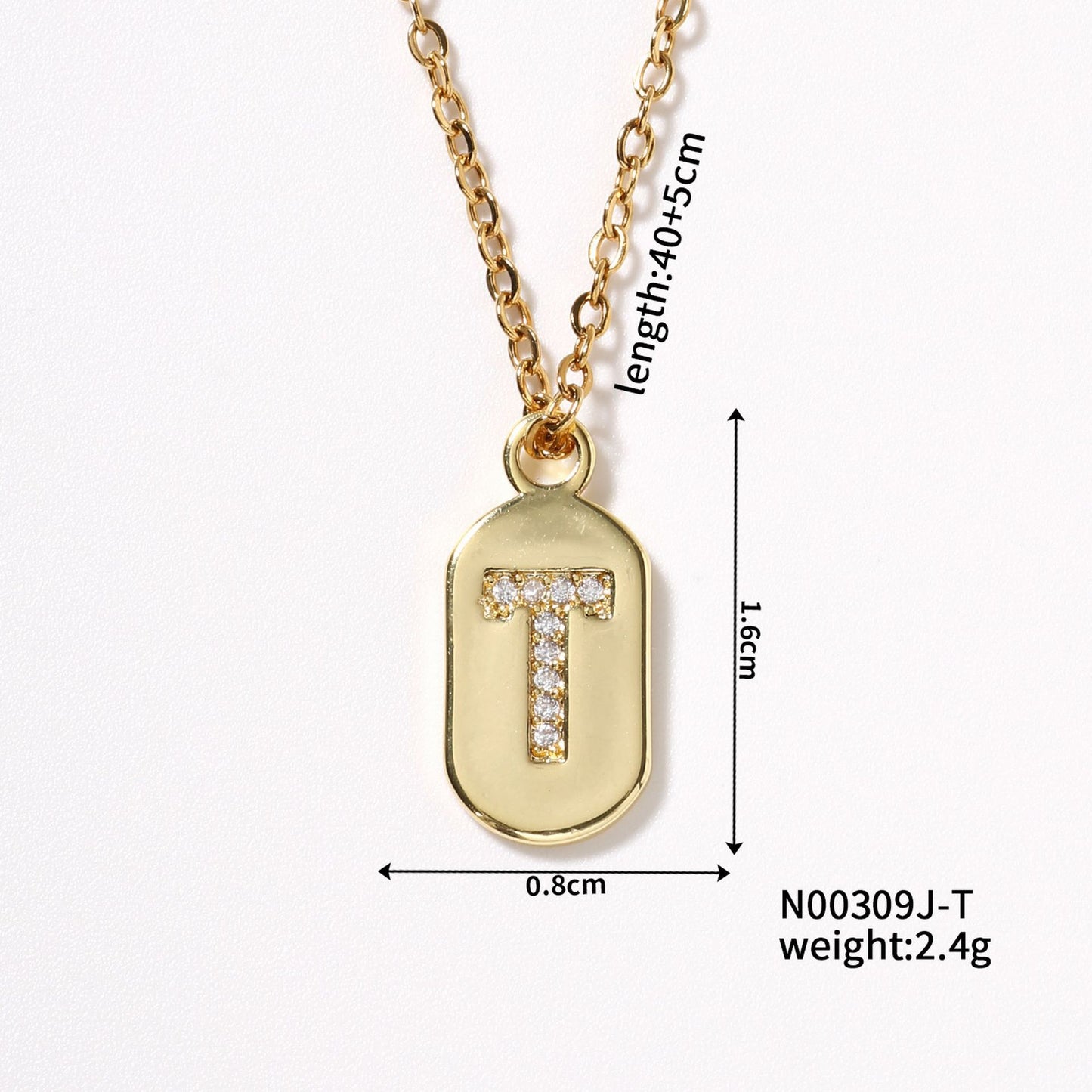 Best-selling English Letter Style Light Luxury Necklaces