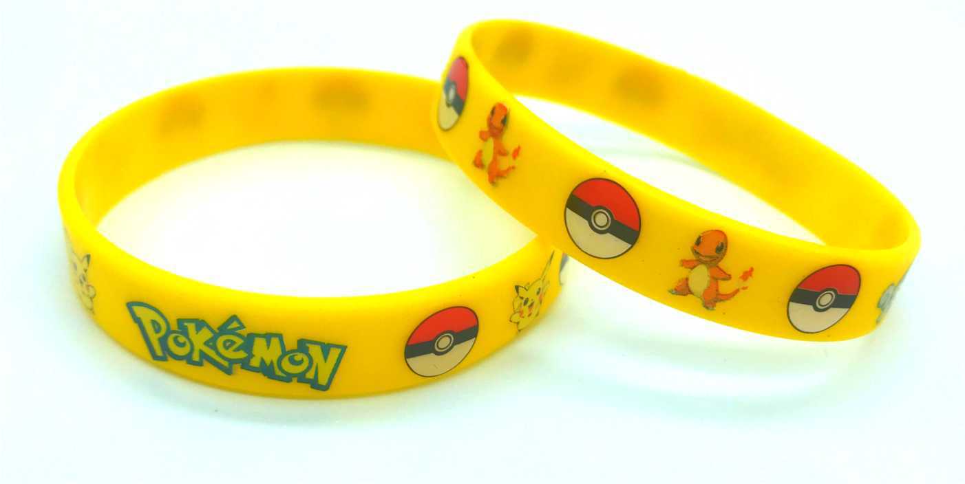 Casual Glamorous Cartoon Digital Silicone Printing Bracelet