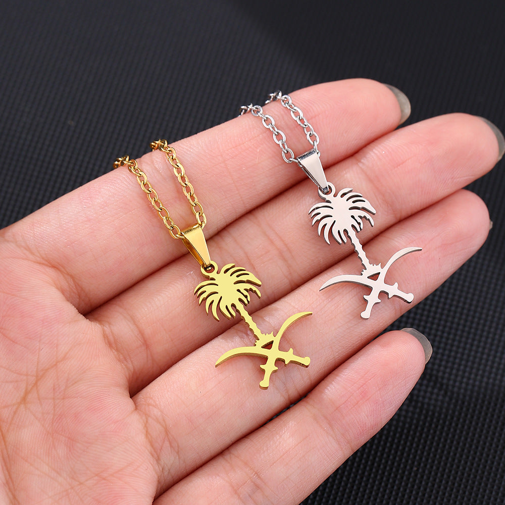 Women's & Men's Emblem Symbol For Lovers Wild National Necklaces