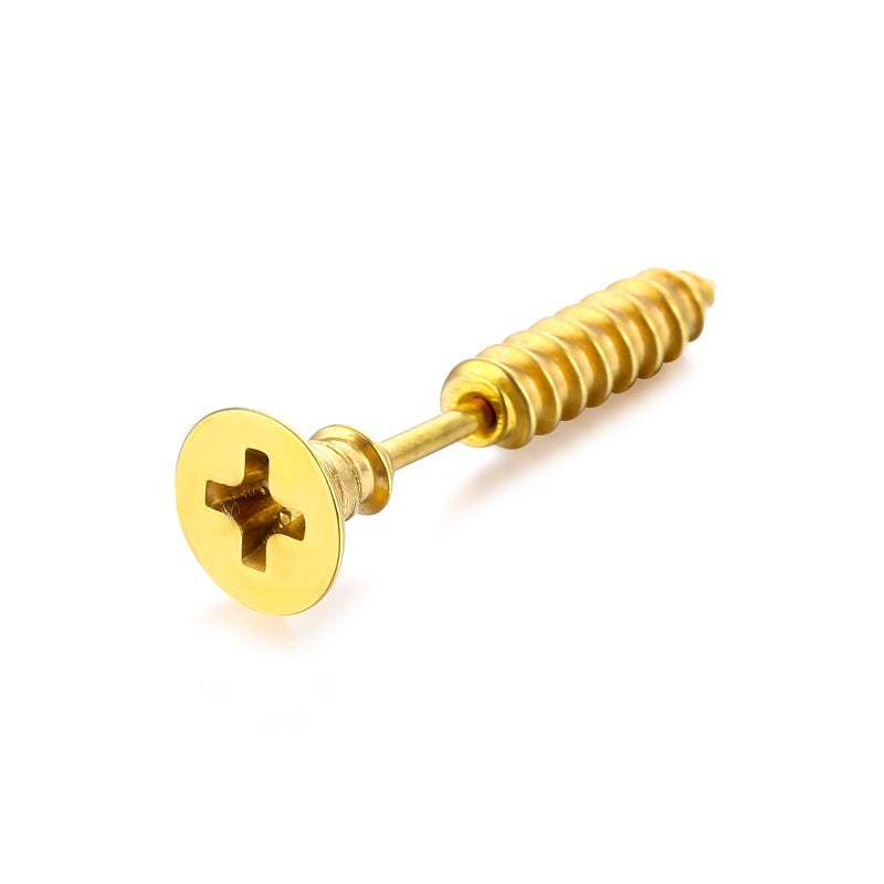 Titanium Steel Stainless Screw Ear Bone Rings
