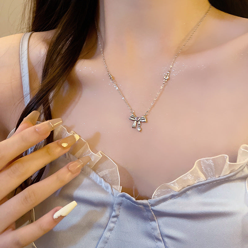 Female Light Luxury Minority High-grade Simple Necklaces