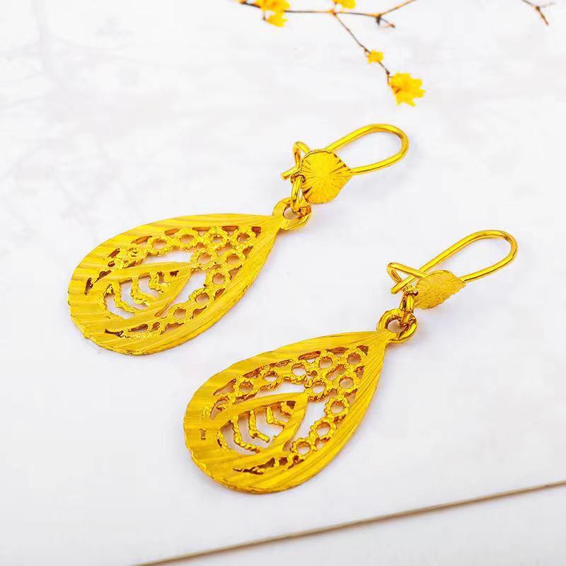 Gold Jewelry Decoration Marriage Imitation Bridal Earrings