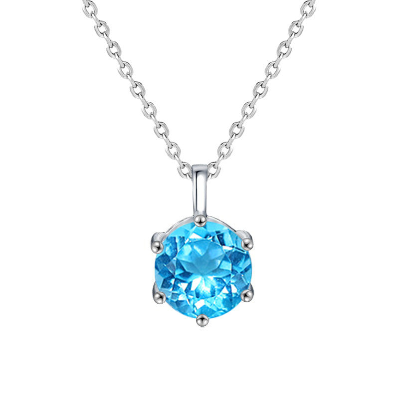 Women's Moissanite Sterling Sier Design Gift Pendants