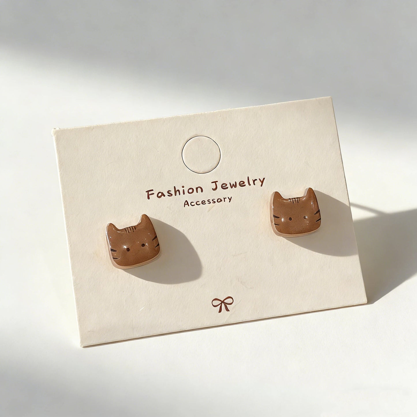Loves Cats Female Niche High Sense Cute Earrings
