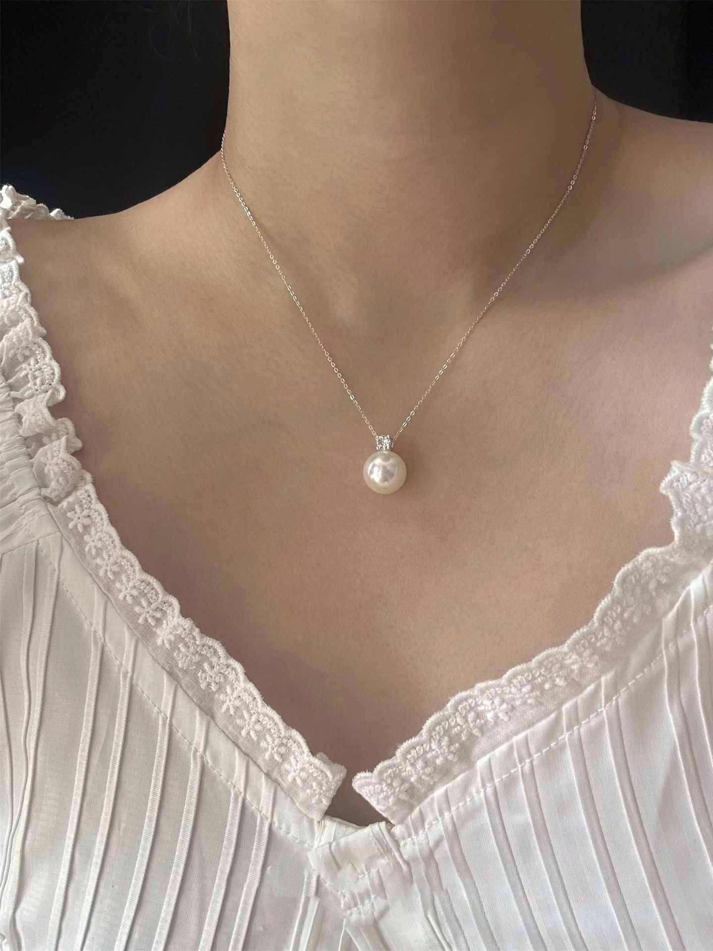 Women's Princess Diana French Classic High-grade Pearl Necklaces