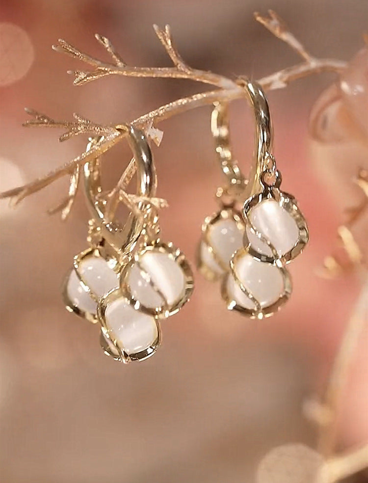 High-grade Chinese Style Trendy Elegance Red Earrings