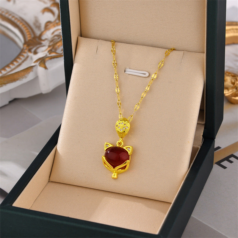 Women's Titanium Steel Ornament Simple Fashion Personality Necklaces