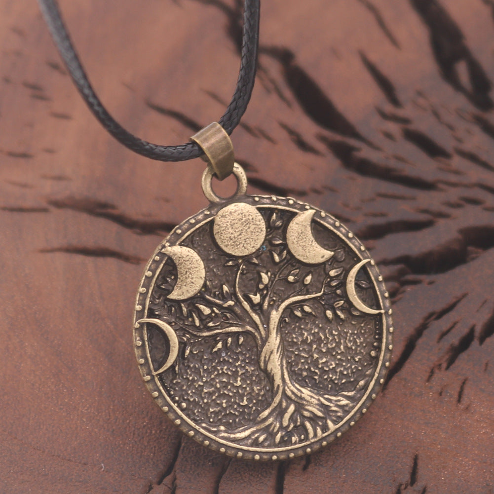 Tree Of Life Alloy Vintage Moon Necklaces