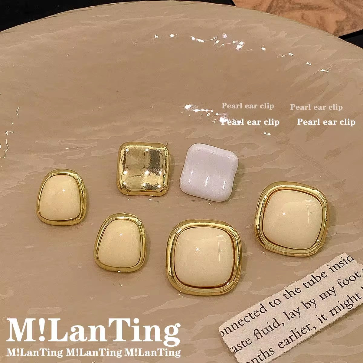 High-grade Temperament Ear Vintage Pearl Female Rings