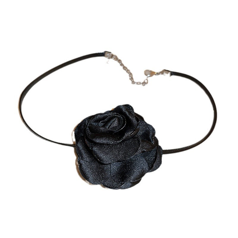Net Yarn Flowers Ribbon Heart Fashion Necklaces