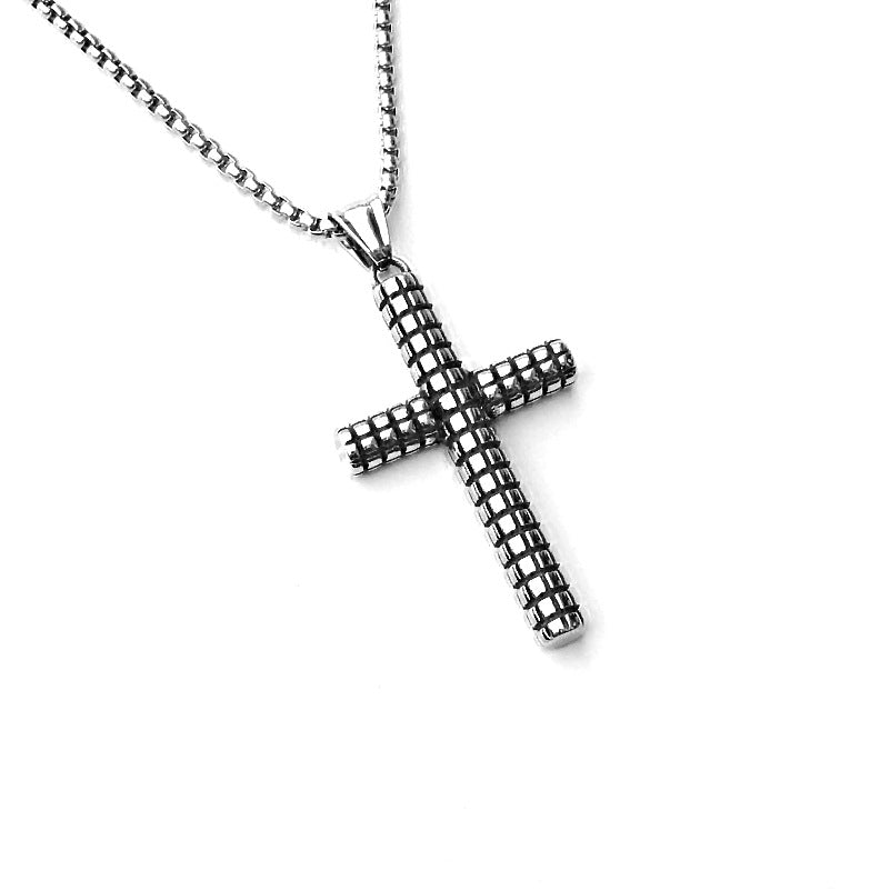 Men's Sword Darkness Dragon Fighter Titanium Steel Necklaces