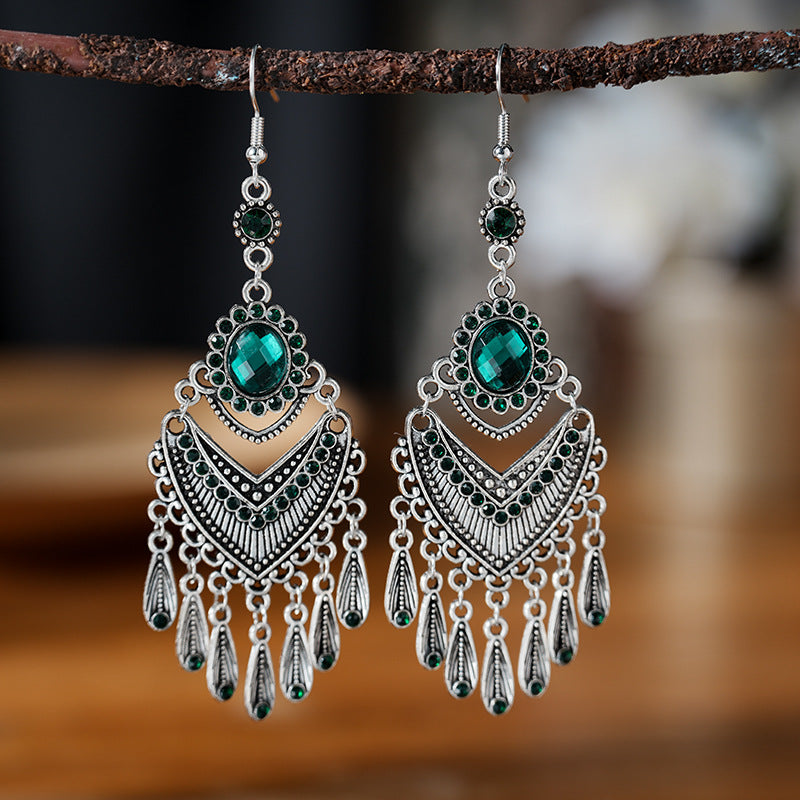 Chinese Textured Imitation Miao Sier Quality Earrings