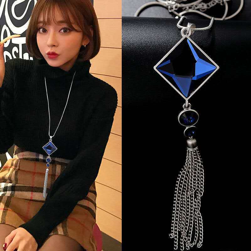 Women's Classic Sweater Chain Long Clothes Accessories Necklaces