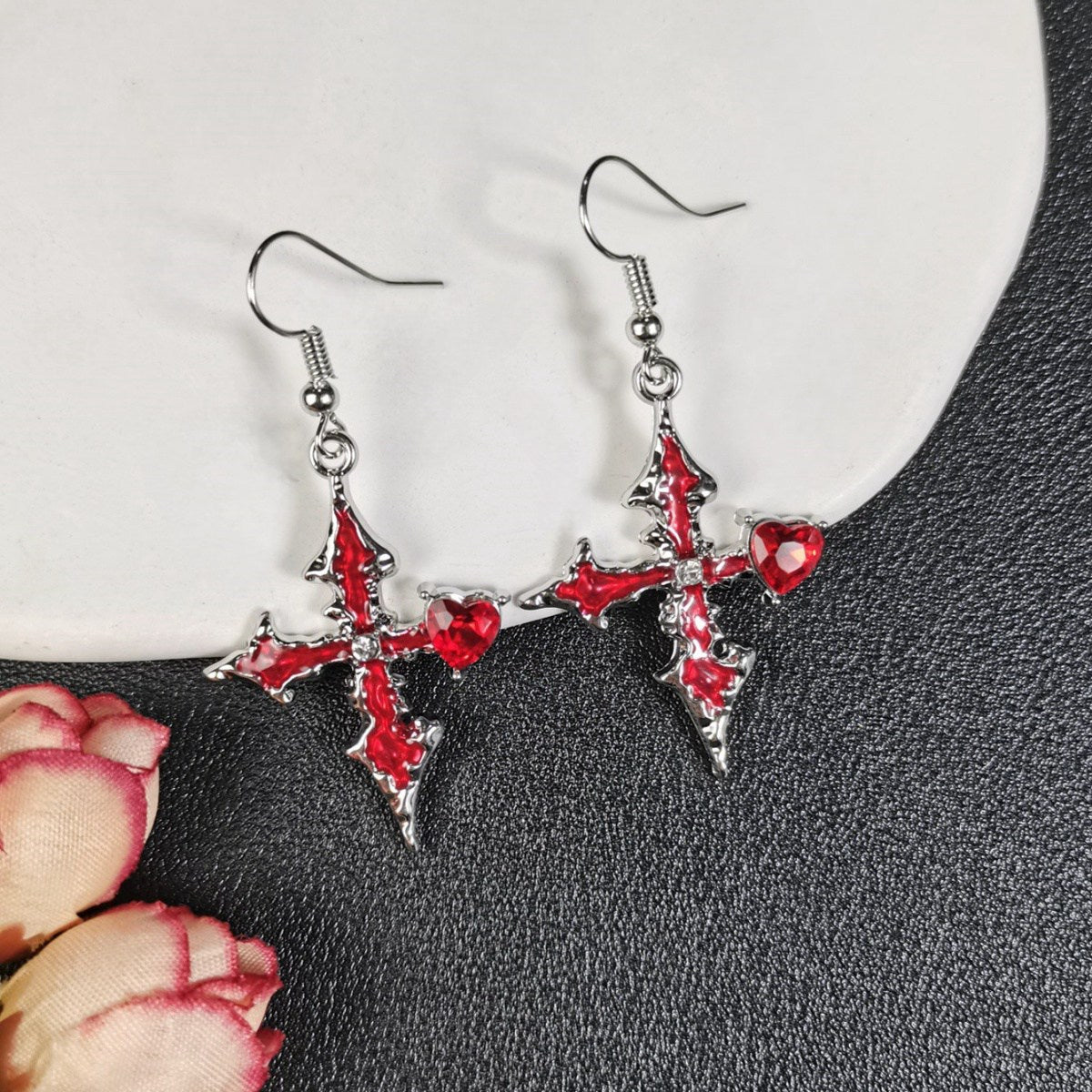 Sweet Cool Millennium Hot Wind Lava Love Earrings