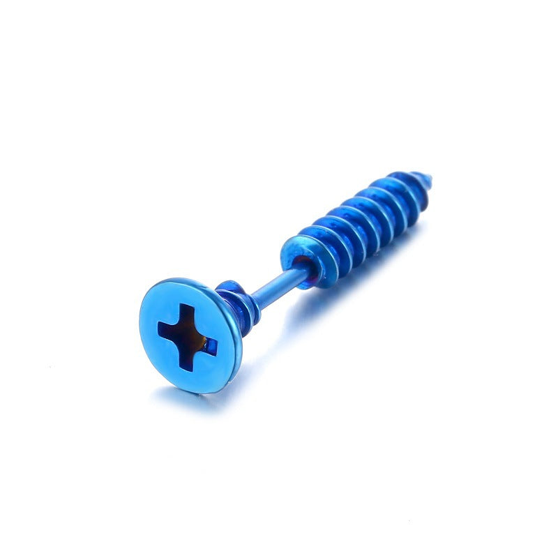 Titanium Steel Stainless Screw Ear Bone Rings