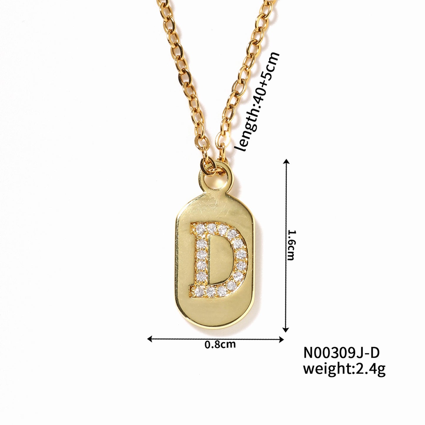 Best-selling English Letter Style Light Luxury Necklaces