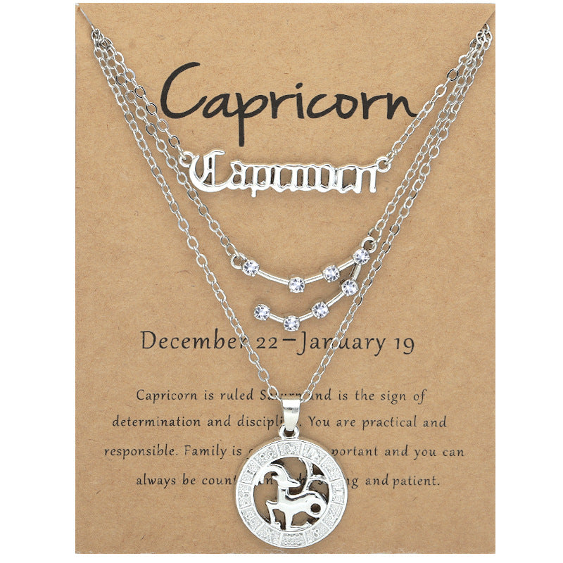 Twee Constellations Vintage English Starry Sky Image Necklaces