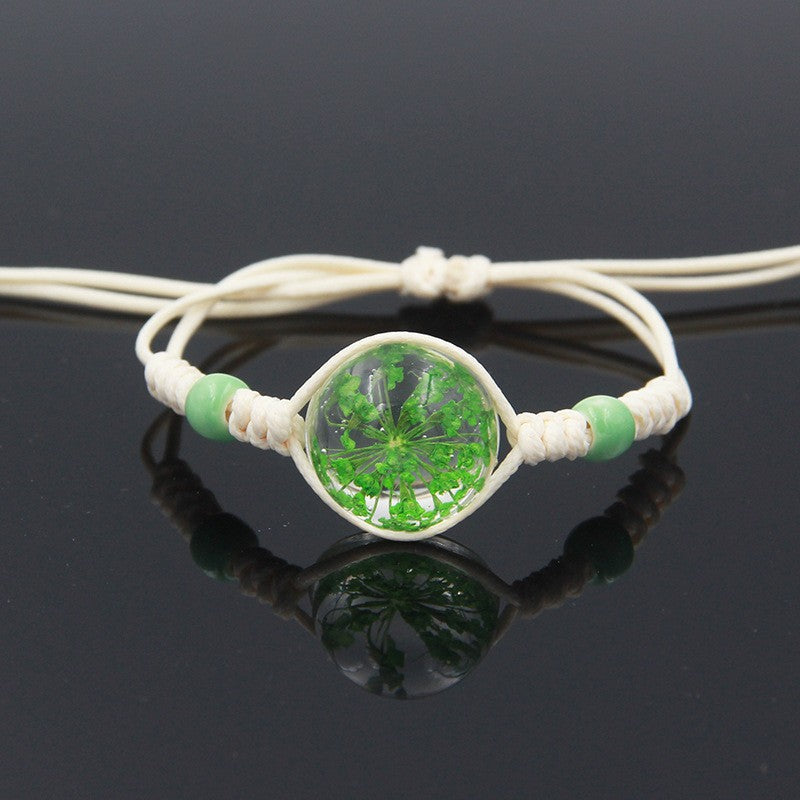 Dried Flower Starry Sky Eternal Transparent Bracelets