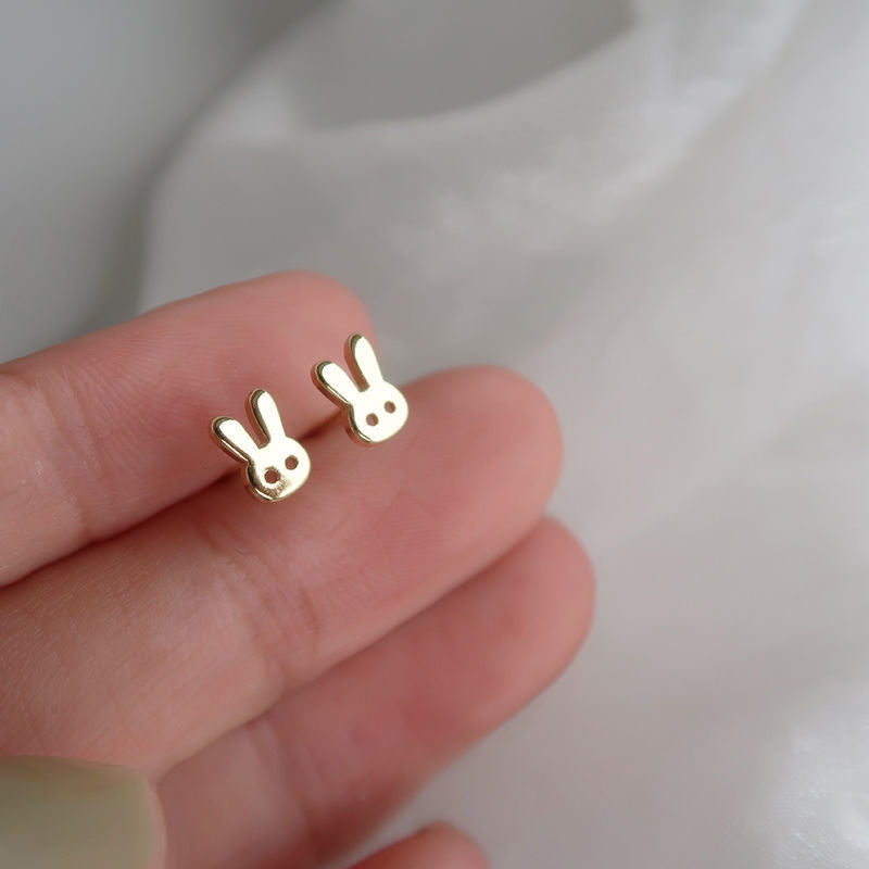 Women's Sterling Sier Simple Petite Niche Design Earrings