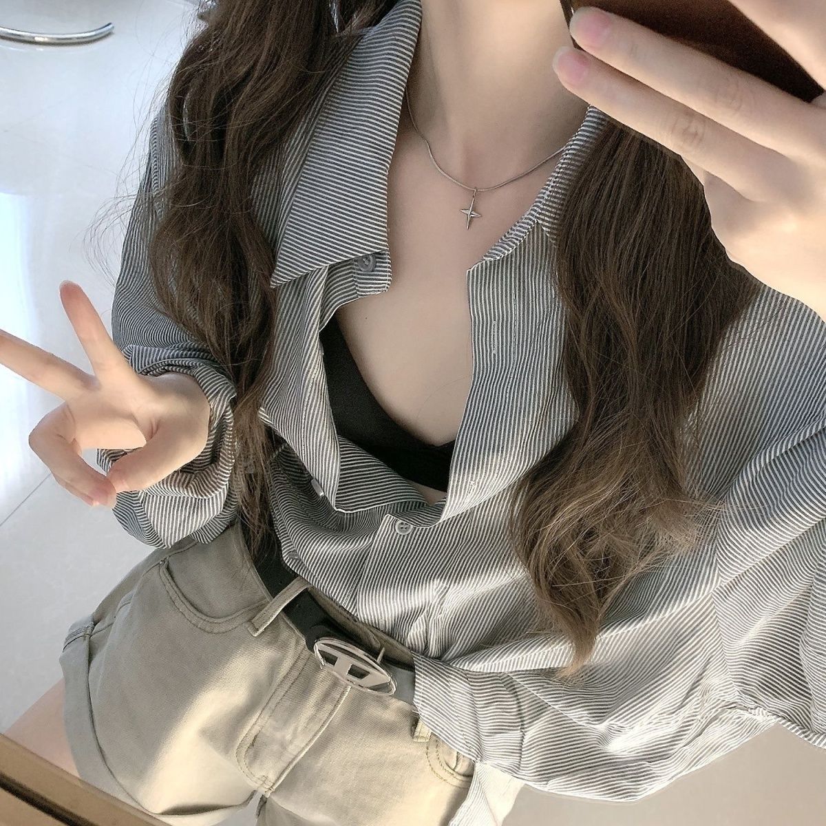 Steel Female Personality Sweet Cool Style Simple Necklaces