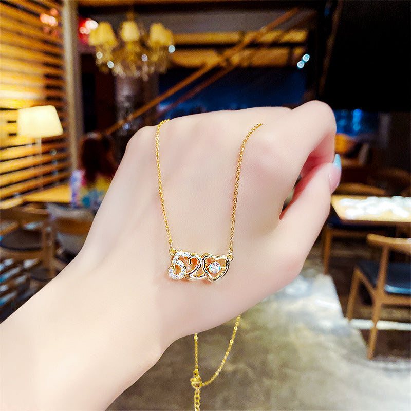 Women's Luxury Titanium Steel For Niche Design Necklaces