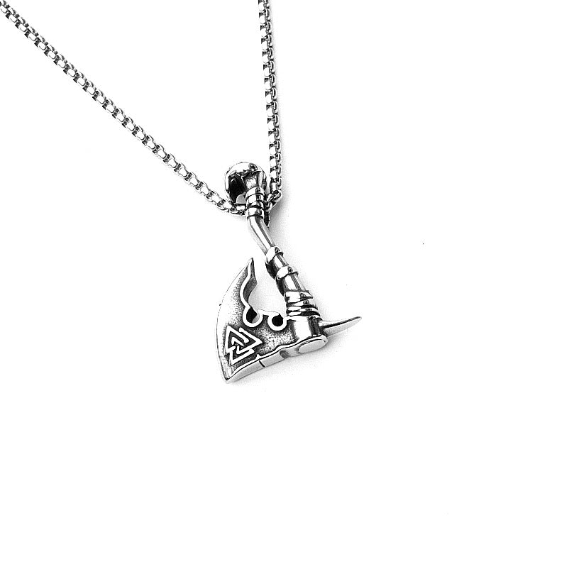 Men's Sword Darkness Dragon Fighter Titanium Steel Necklaces