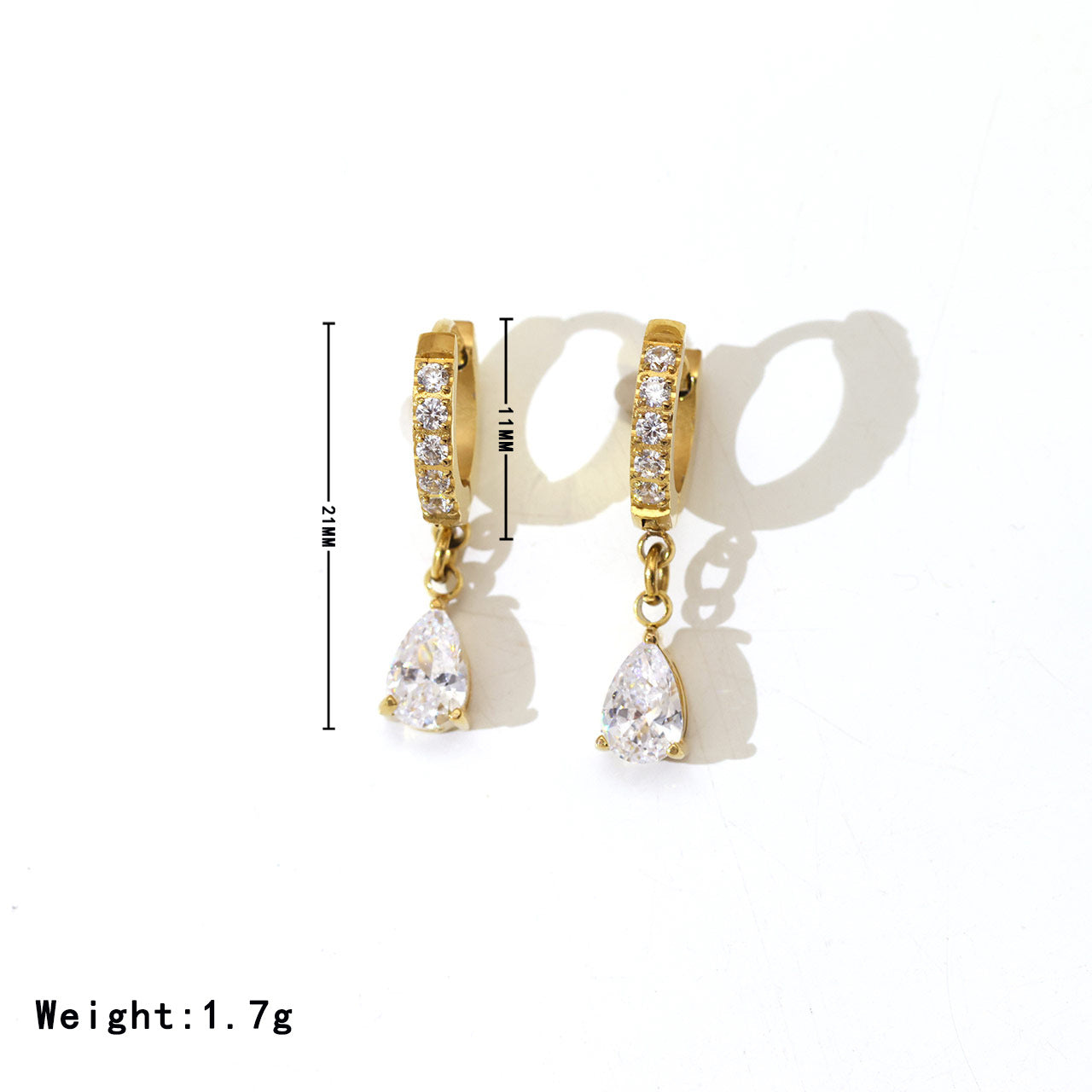 Drops Exquisite Temperament Wild High Sense Ear Earrings