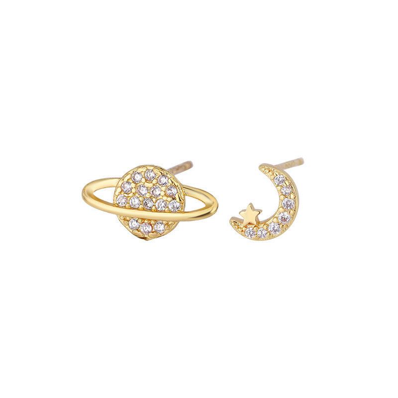 Planet Female Niche Design Temperament Unique Earrings