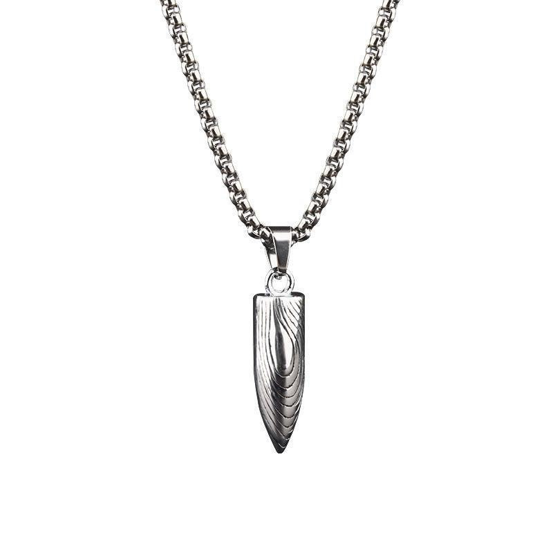 Men's Bullet Fashion Personality Retro Domineering Long Necklaces